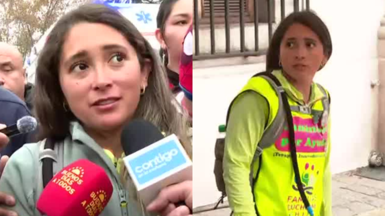 Camila Gómez al llegar a La Moneda: “Soy solo una mamá, no tengo color político”