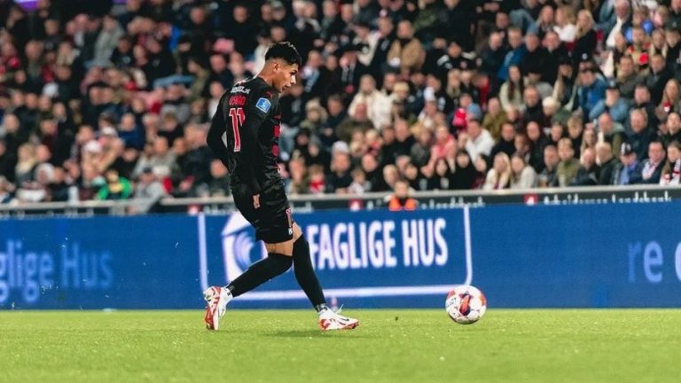 ¡Dejó a todos atrás! Darío Osorio anotó golazo para el Midtjylland
