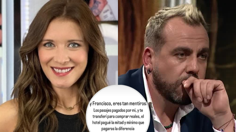 En plena transmisión: Carla Jara reaccionó a entrevista de Francisco Kaminski