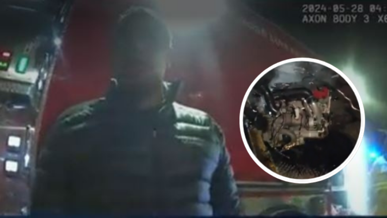 Revelan insólito video de conductor ebrio que chocó en Providencia: “¿Maté a alguien?”