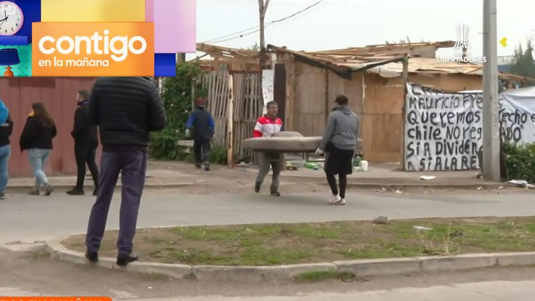 Intenso operativo policial para desalojar toma en Quilicura