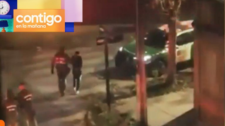 Persecución policial terminó con niño de 13 años detenido en Quinta Normal