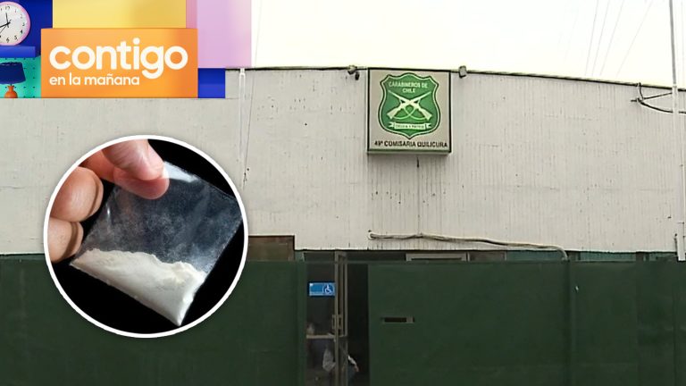 Cocaína y marihuana: Encuentran droga en techo del baño de comisaría en Quilicura