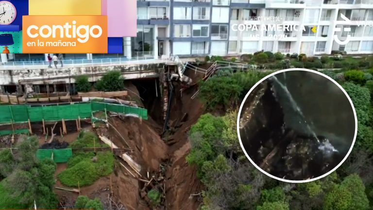 “El agua sale por los muros”: Conserje registró filtración previo al colapso de edificio en Reñaca