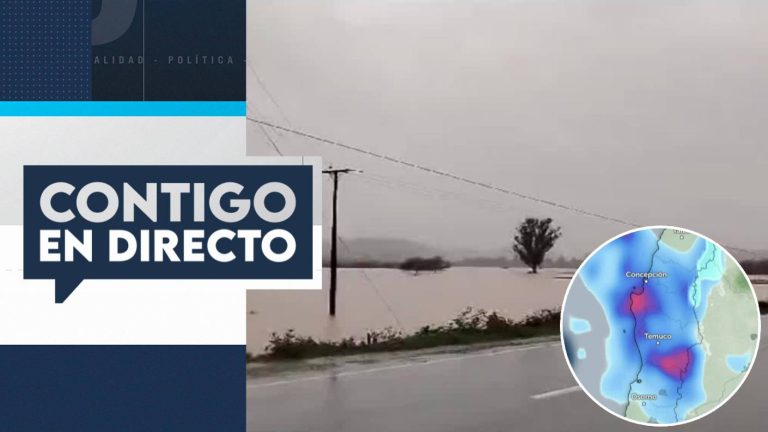 Preocupación por sistema frontal en la zona centro sur: Alerta Roja en Región del Biobío