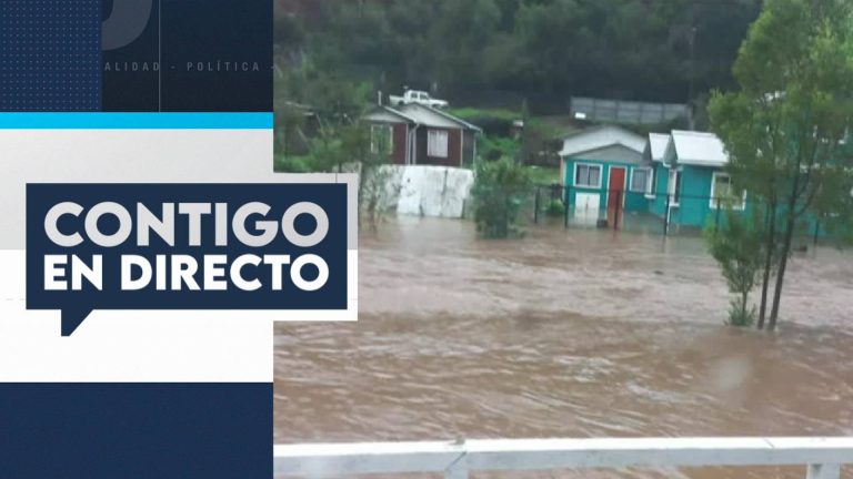 Vecinos de Arauco preocupados por desborde del río Laraquete debido a intensas lluvias