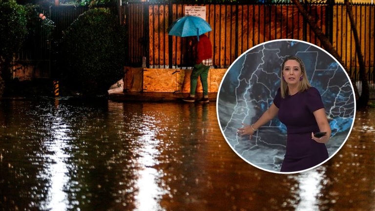 Hasta 100 mm de agua: ¿A qué hora comenzará a llover en Santiago?