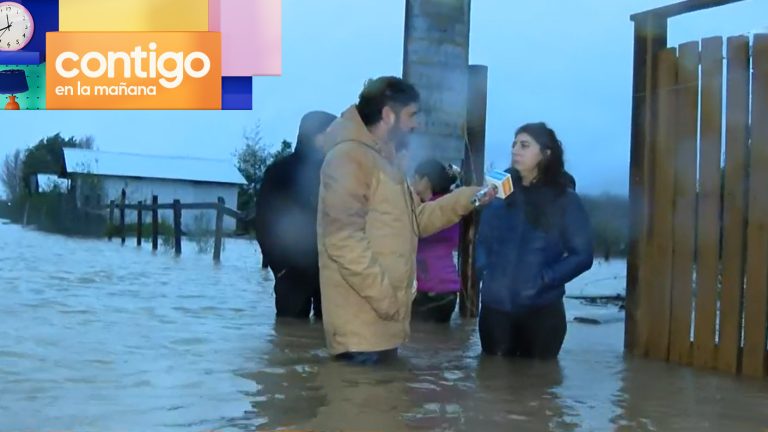 Zona de catástrofe: Registran un metro de agua y casas inundadas en Carampangue