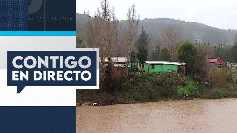Sistema frontal ya llegó a la región de Ñuble: sector de Trehuaco llueve intensamente