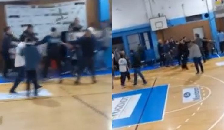 Patadas, combos y más: La batalla de campal que se desató en partido de básquetbol en Argentina