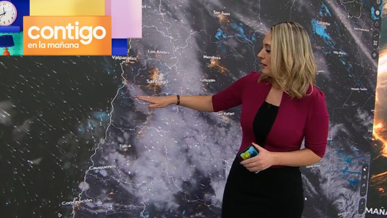 Avance del sistema frontal: ¿Cuándo lloverá nuevamente en Santiago?