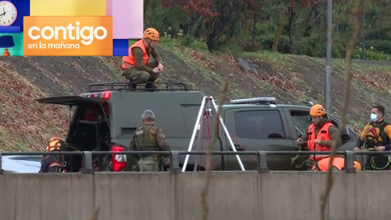 Enigmática muerte: Encuentran cuerpo a la orilla del río Mapocho