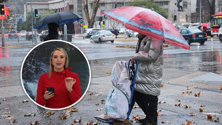 Lluvia en Santiago: ¿Cuánta agua cayó en la capital durante el segundo sistema frontal?