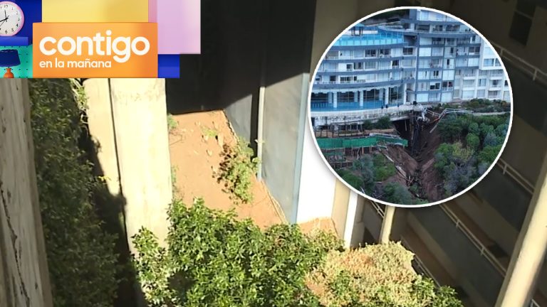 Deben desalojar: Declaran inhabitable edificio afectado por socavón en Reñaca