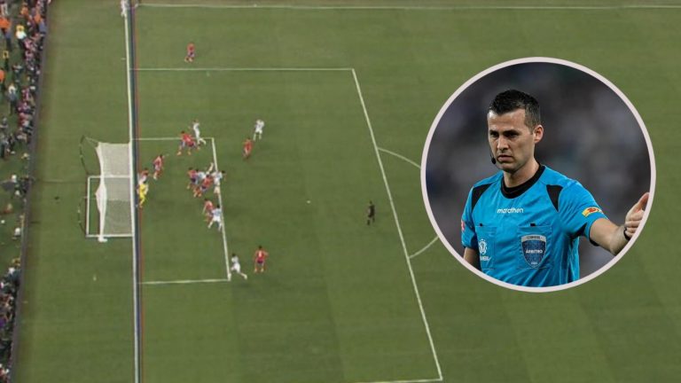 Polémica por línea trazada por el VAR en gol de Argentina contra Chile dio la vuelta al mundo