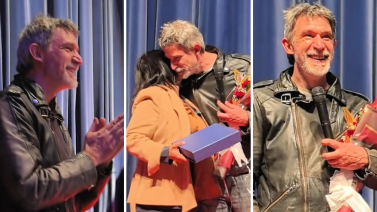 Pancho Melo se emocionó al recibir premio en La Pintana: “Es el primer homenaje de mi carrera”