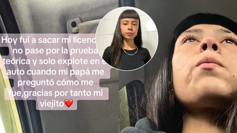 Tiktoker reprobó examen de conducir y su papá le dio emocionante lección de vida: 