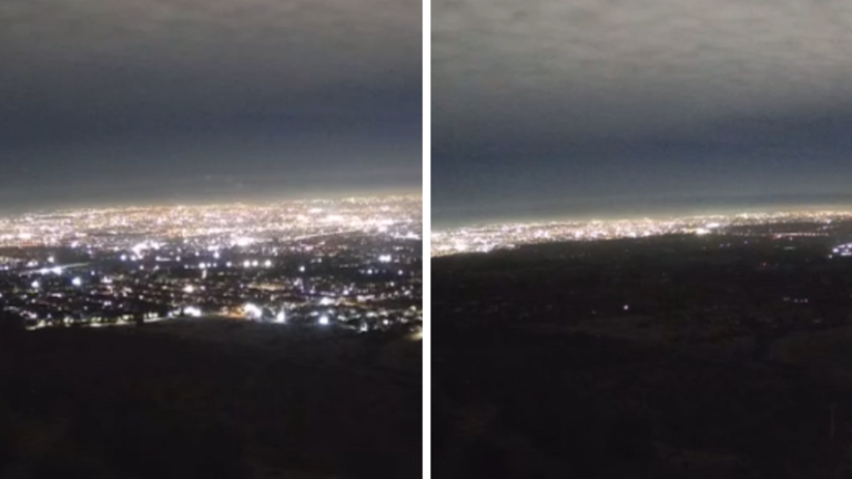 Masivo corte de luz en la RM: Video registró momento en que varias comunas quedaron a oscuras