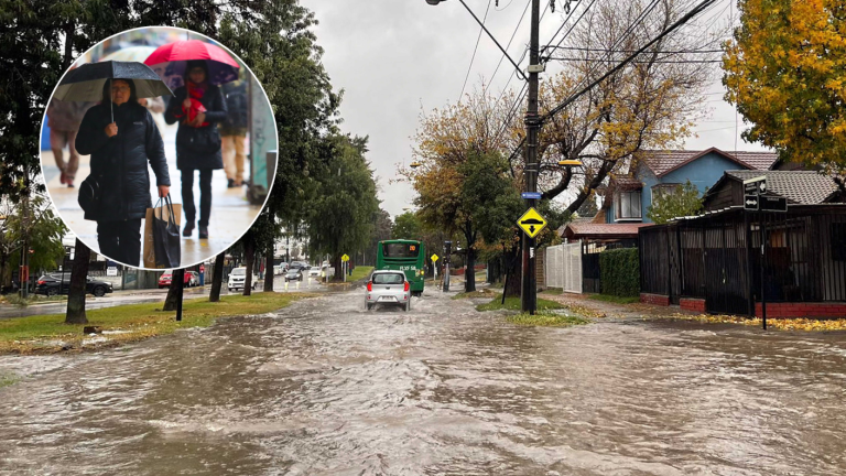 ¡A sacar paraguas! Sistema frontal comienza este sábado en la región Metropolitana