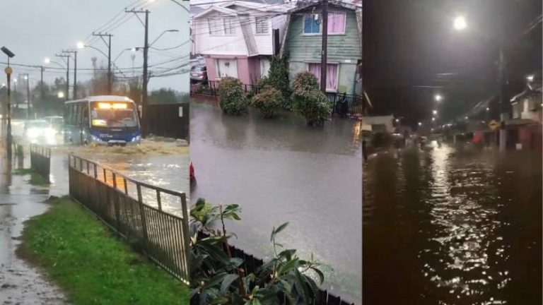 Ya hay calles inundadas: Impactantes imágenes de los efectos de las lluvias