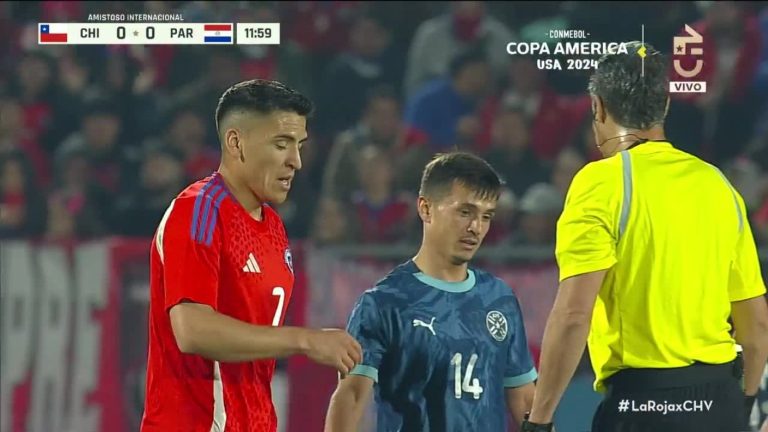 ¡La primera de Chile! Marcelino Núñez lo tuvo en el amistoso de la Roja ante Paraguay
