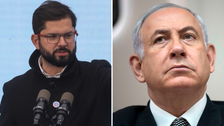 Pdte. Boric llamó “criminal de guerra” a Netanyahu en la Cumbre para la Paz en Ucrania