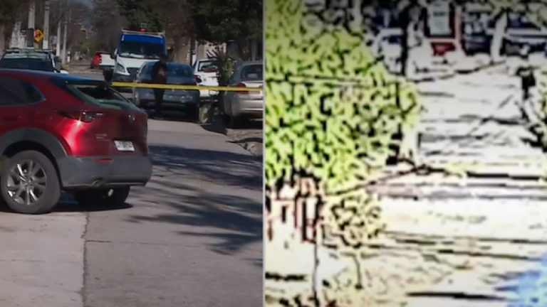 Carabinero abatió a conductor de auto robado tras amenazas con arma de fuego: Video captó balacera