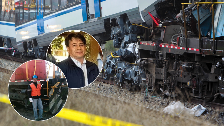 Revelan identidades de los dos trabajadores muertos tras colisión de trenes en San Bernardo