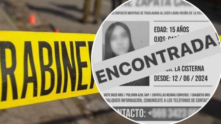 Estudiante de 15 años fue encontrada con vida a una semana de su desaparición: “Está físicamente bien”