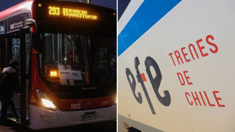 Planifica tu viaje: Los refuerzos este MARTES para Santiago, Valparaíso, Buin y Concepción por paro en EFE