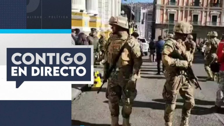 Alerta en Bolivia: Militares ingresan a palacio de gobierno exigiendo cambio de gabinete