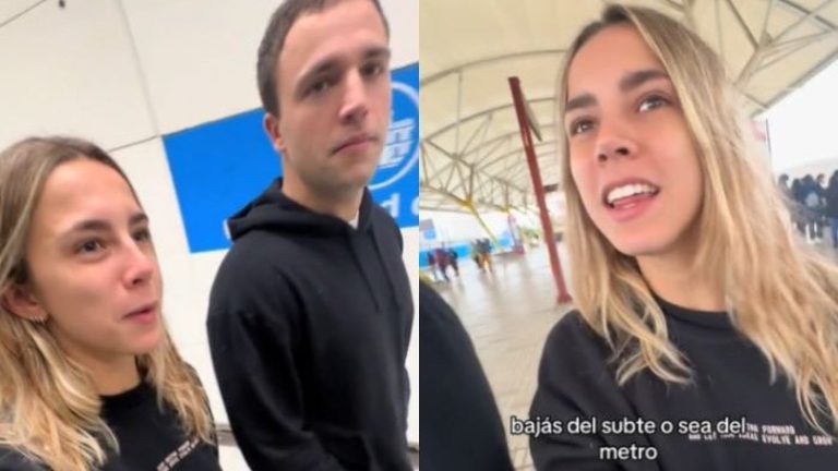 Argentinos en Chile se viralizaron en TikTok por su reacción con Metro de Santiago: “Parece un...”