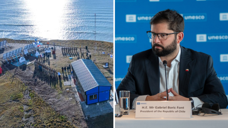 Pdte. Boric endurece tono por base de Argentina: “Retiran esos paneles o lo vamos a hacer nosotros”