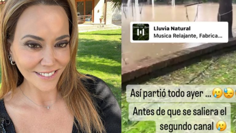 “Así despertamos…”: Daniella Campos mostró su casa inundada tras intensas lluvias