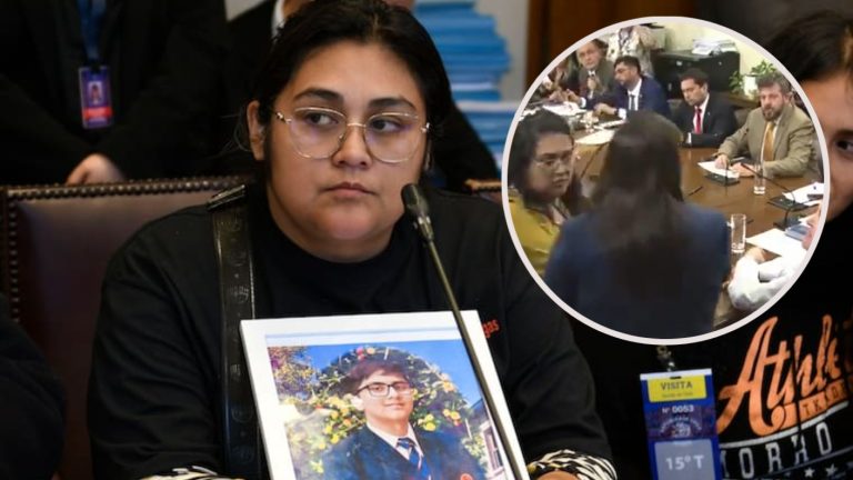 Caso Conscriptos: Mamá de Franco Vargas increpó y se retiró llorando de comisión tras dichos de Johannes Kaiser