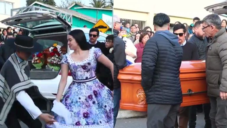 Emoción, lágrimas y un pie de cueca en su honor: Así despidieron a Vicente Ortiz tras trágico accidente de tránsito