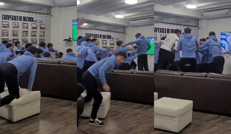“Pibes del futuro”: La eufórica celebración de la Sub 17 de Uruguay tras vencer a Brasil