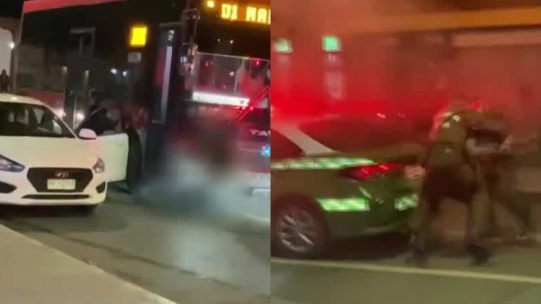 Persecución terminó en atropello en Valparaíso: Conductor de bus embistió a delincuentes