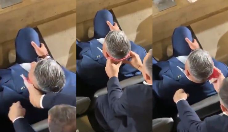 Chiqui Tapia aclara viral imagen en la que dirigente le seca el sudor: “Fiebre y malestar”