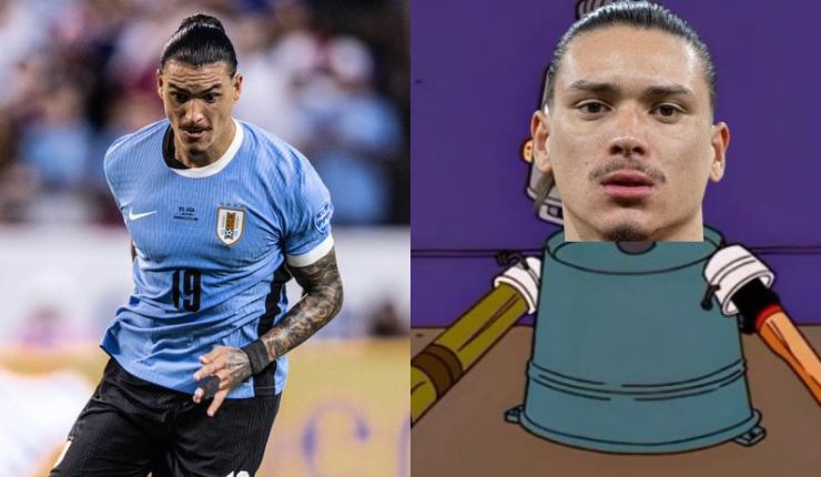 Falló y pagó: Darwin Núñez se llevó todos los memes tras derrota de Uruguay ante Colombia