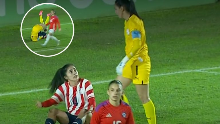 ¡Horror defensivo! Una grosera falla en Paraguay le entregó a La Roja el segundo en Ypané