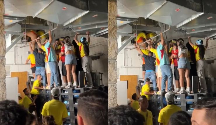 Increíble: Grupo quiso entrar al estadio de la final de Copa América por ducto de ventilación