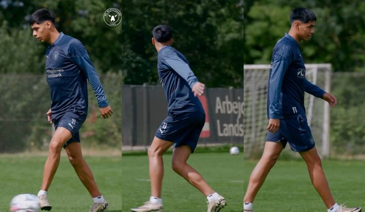 Uno de volea: Darío Osorio deslumbra en el Midtjylland y marca golazos en la práctica