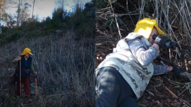 Madre que busca sola a su hijo desaparecido sufrió accidente pese a ayuda de voluntarios: 