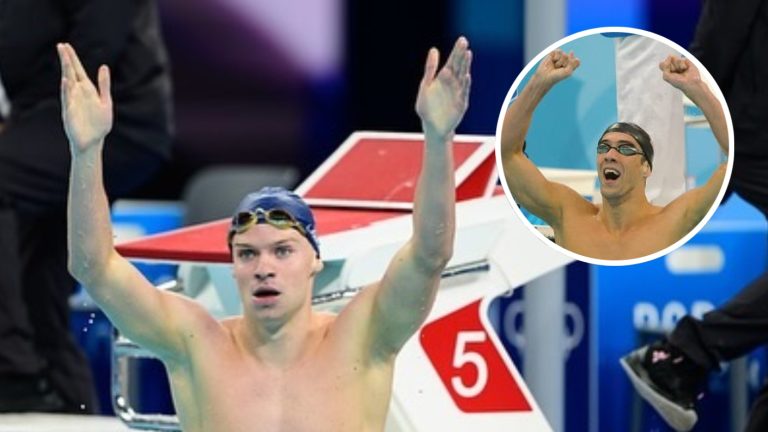 ¿Su sucesor? Nadador francés destrozó récord de Michael Phelps en los Juegos Olímpicos 2024