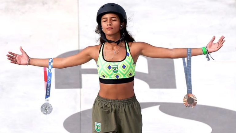 El increíble récord que batió la skater brasileña Rayssa Leal en los Juegos Olímpicos 2024