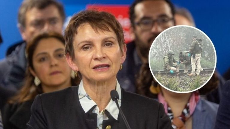 Tohá acusó “atentado” tras ataque a vía férrea en Ercilla: Sujetos dejaron amenaza contra ministra