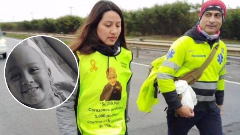 Padres que caminan desde Valdivia confiesan lentitud en recaudación para hijo con cáncer: “En 3 años…”