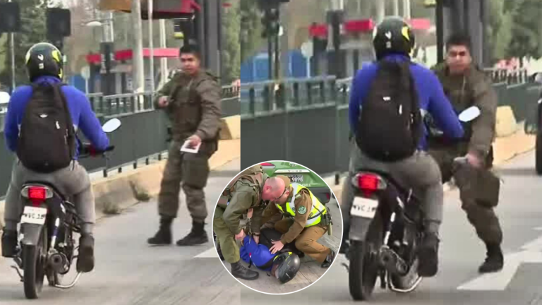 Motorista fue detenido por homicidio frustrado a carabinero en PAC: “No tiene frenos”