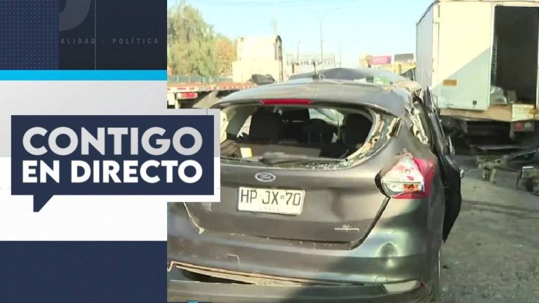 Grave accidente en Ruta 5 Sur deja cuatro heridos: Uno está en riesgo vital